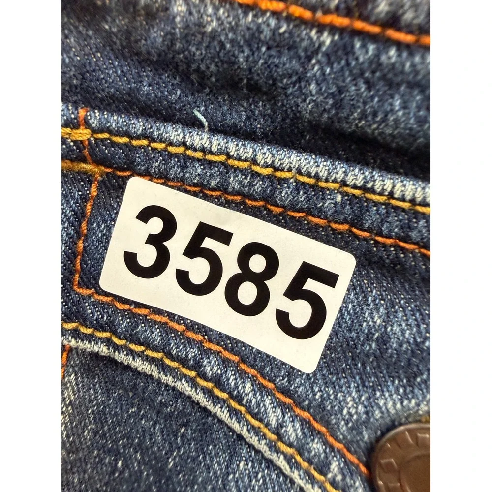 SO Wear It Declare It Womens Denim Mini Skirt Dark Wash Low Rise 13 Y2K Indie